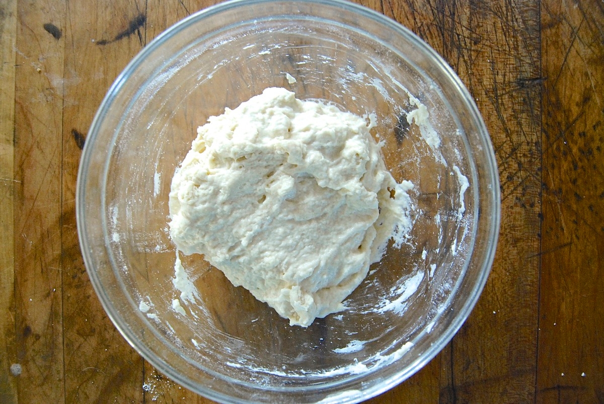 Golden Focaccia Bakealong via @kingarthurflour