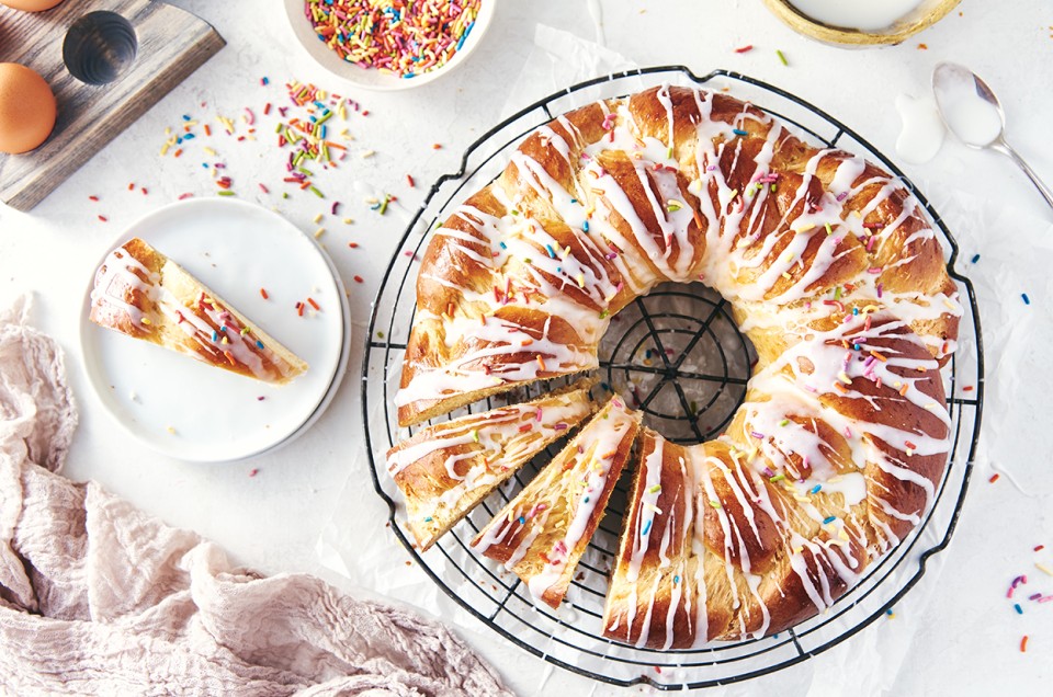 Easter Bread Wreath - select to zoom