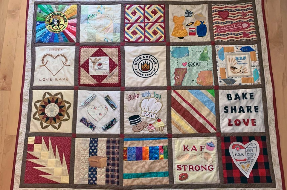 King Arthur Baking Company quilt