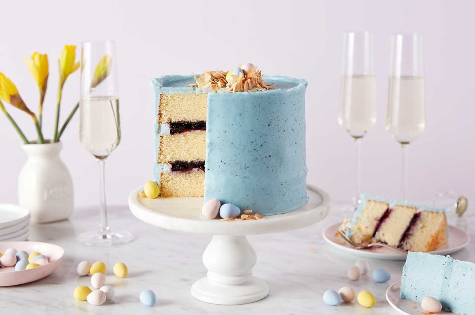 Robin's egg cake
