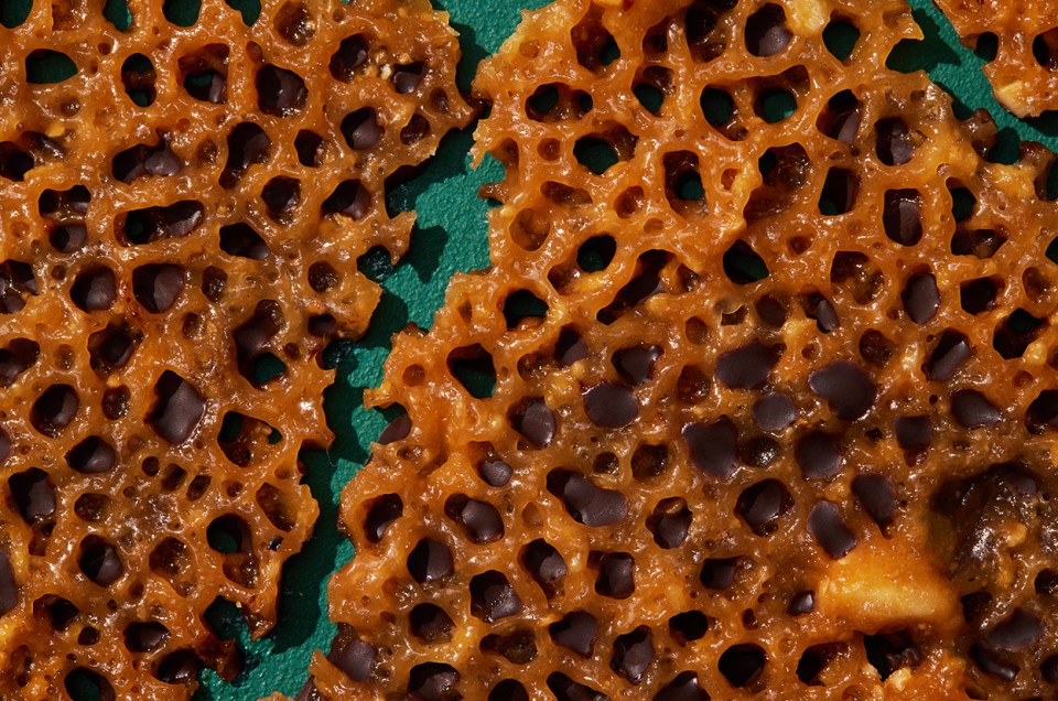 Free-Form Hazelnut Florentines - select to zoom