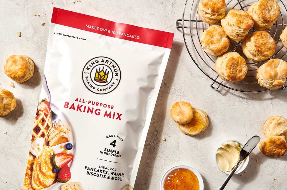 Cut-Out Biscuits made with King Arthur All-Purpose Baking Mix - select to zoom