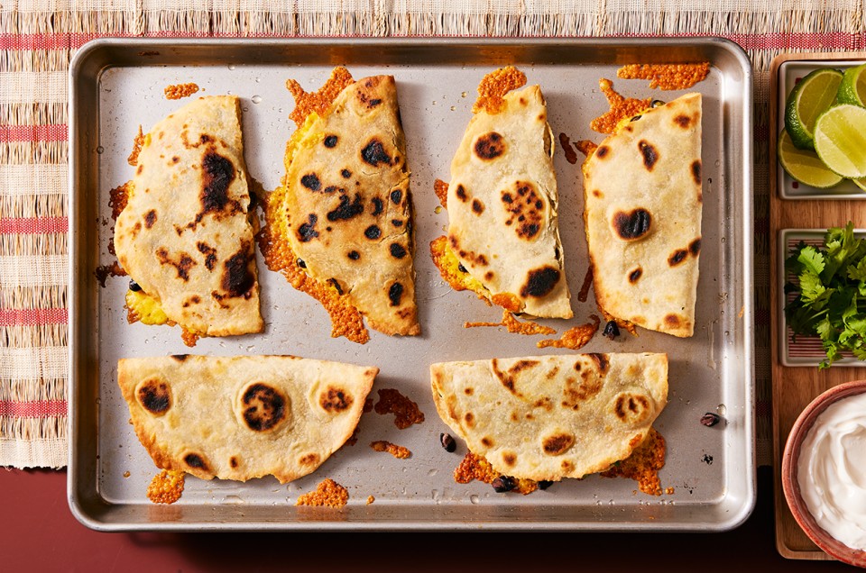 Oven Quesadillas for a Crowd - select to zoom