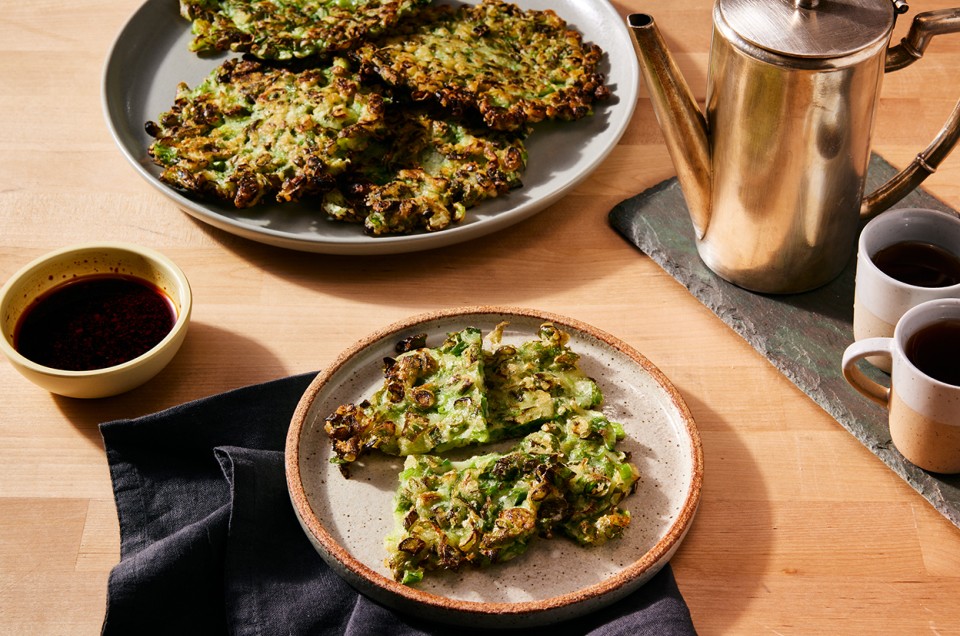 Pajeon (Korean Scallion Pancakes) - select to zoom