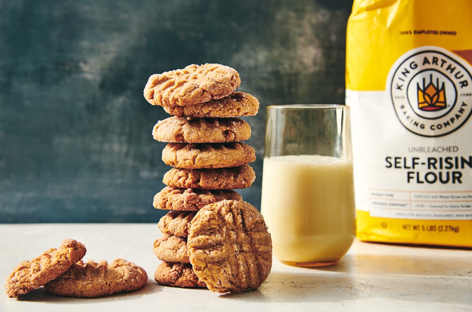 Peanut Butter Cookies with Self-Rising Flour - select to zoom