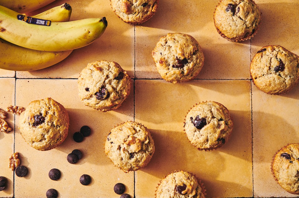 Banana Chocolate Chip Muffins - select to zoom