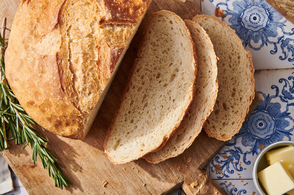 Crusty Cloche Bread - select to zoom