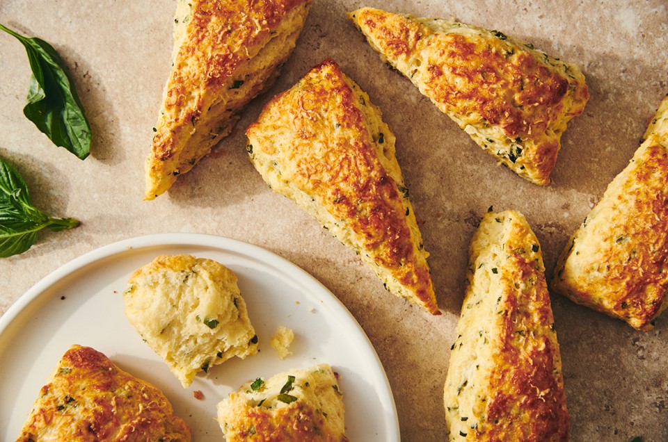 Basil & Parmesan Scones - select to zoom