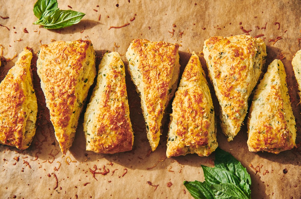 Basil & Parmesan Scones  - select to zoom