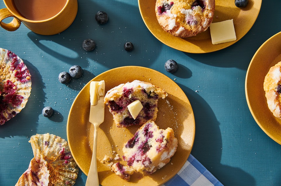 Famous Department Store Blueberry Muffins  - select to zoom