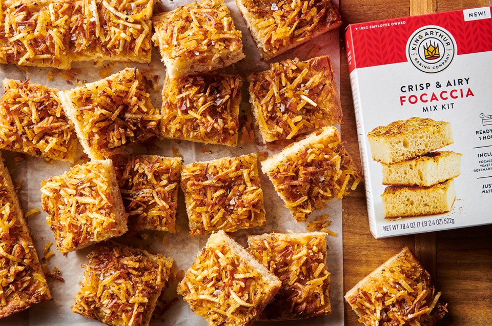 Golden Potato Focaccia - select to zoom