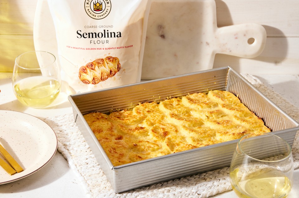 Gnocchi alla Romana (Semolina Gnocchi Gratin) - select to zoom