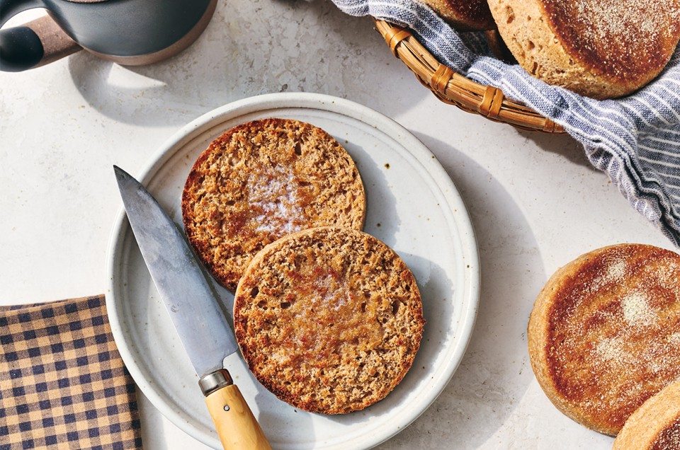 Baked Cinnamon English Muffins - select to zoom