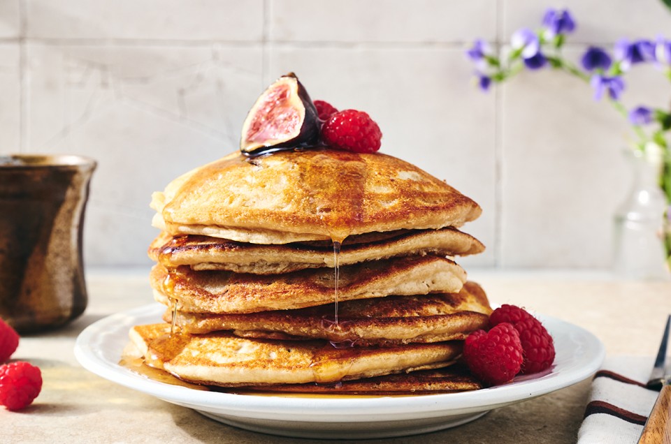 Easy Vegan Pancakes - select to zoom