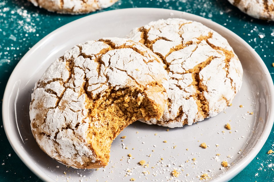 Gingerbread Crinkle Cookies  - select to zoom