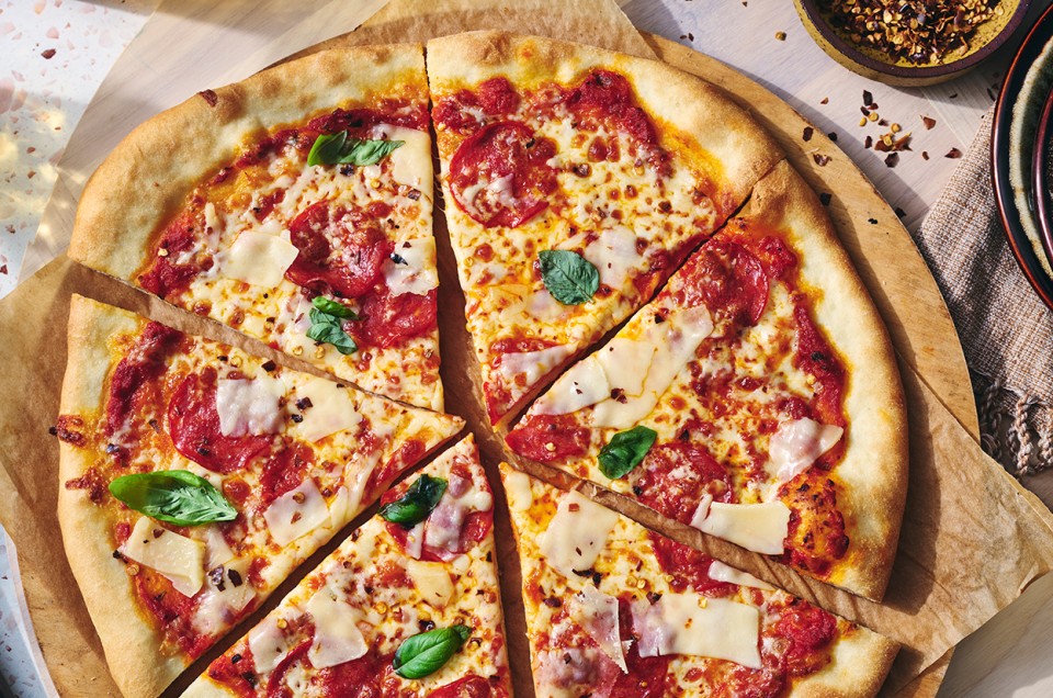 Super-Fast Thin-Crust Pizza Dough - select to zoom