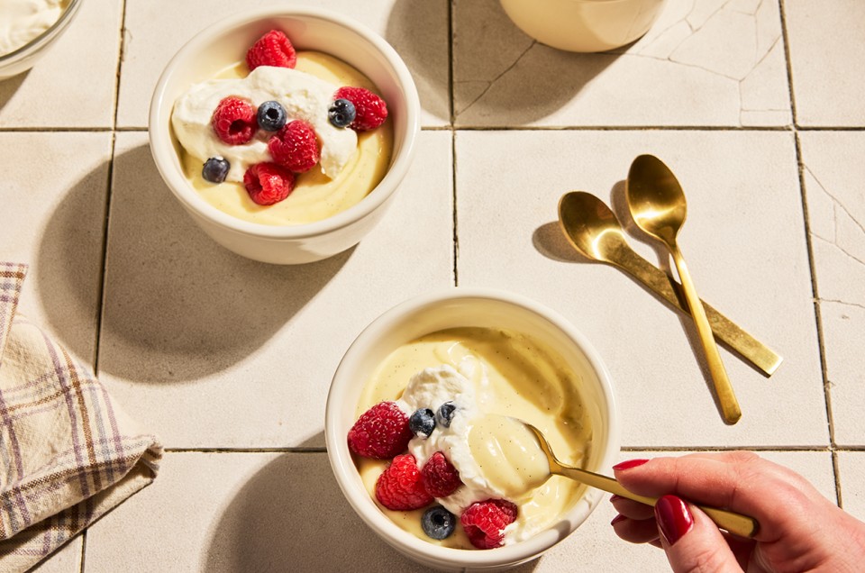 Simple Stovetop Vanilla Pudding - select to zoom
