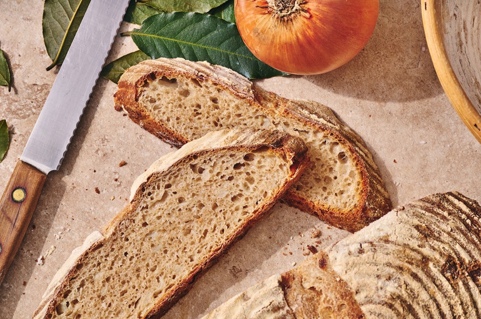 Onion and Bay Loaf - select to zoom