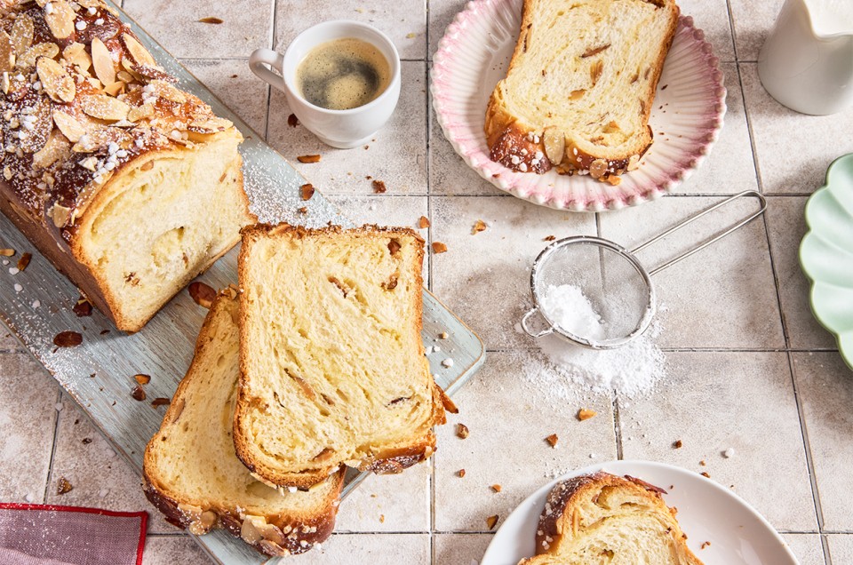 Almond Croissant Milk Bread - select to zoom