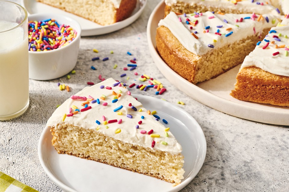 Vanilla Cake Pan Cake