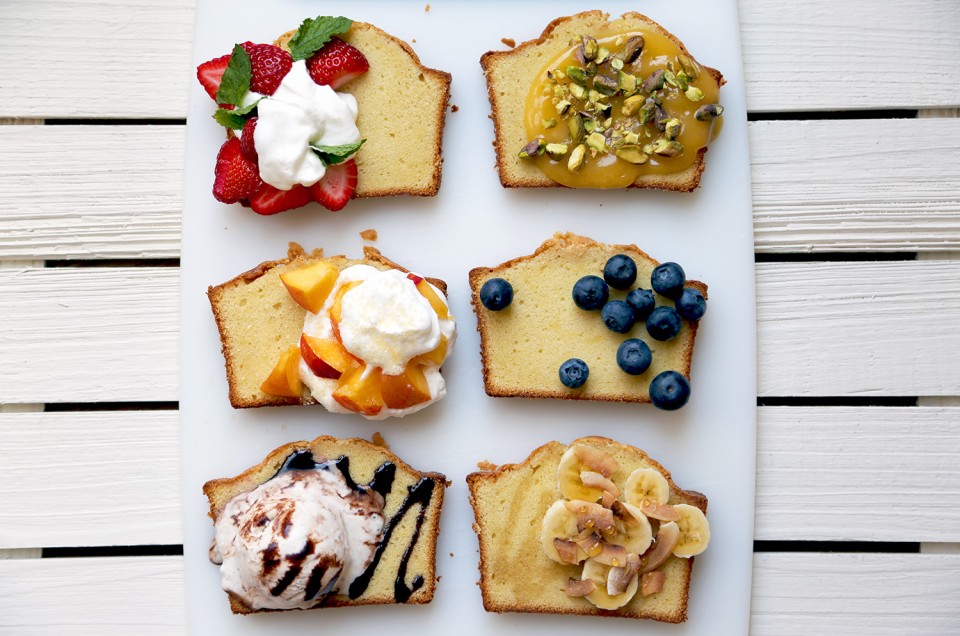 Pound cake via @kingarthurflour
