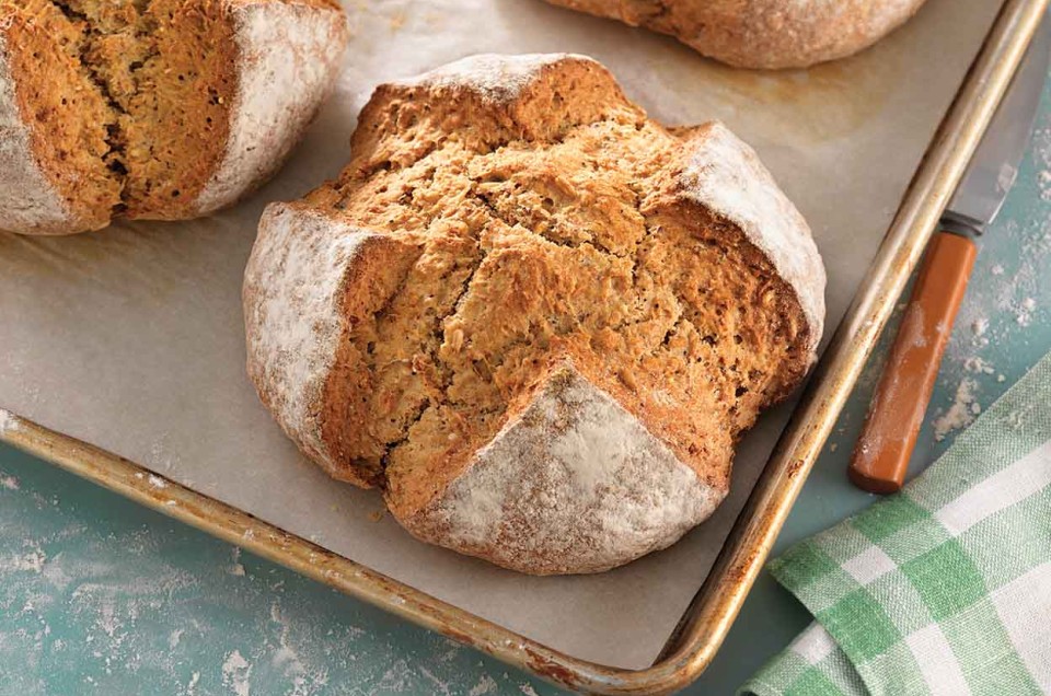 Seeded Sourdough Soda Bread