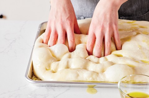 sourdough focaccia - select to zoom