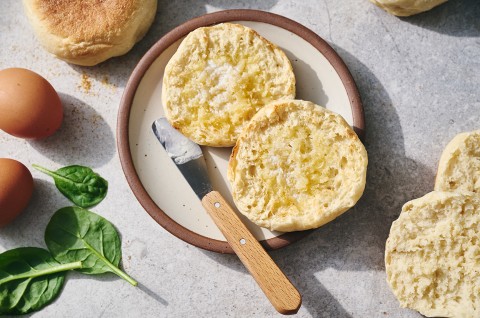 Bread Flour English Muffins  - select to zoom