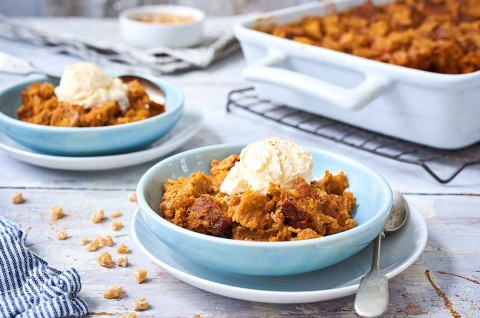 Pumpkin Bread Pudding