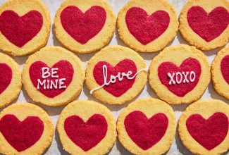 Slice-and-Bake Valentine Cookies