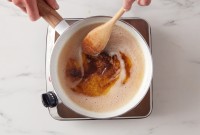 Brown butter being made on the stove top