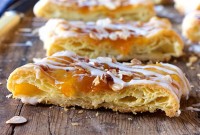 Almond Puff Loaf Bakealong via @kingarthurflour