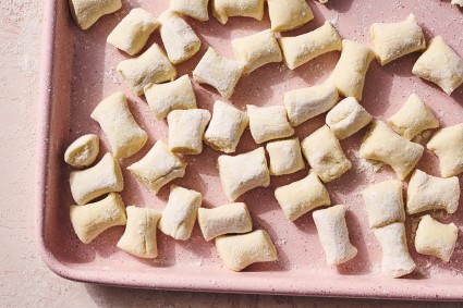 Ricotta Gnocchi before cooking