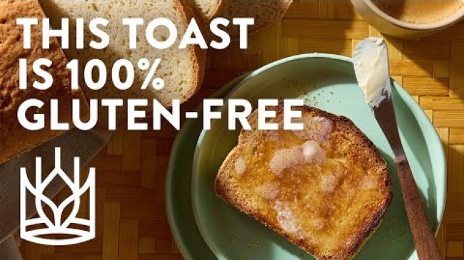 Click to open a video entitled Gluten-Free English Muffin Bread